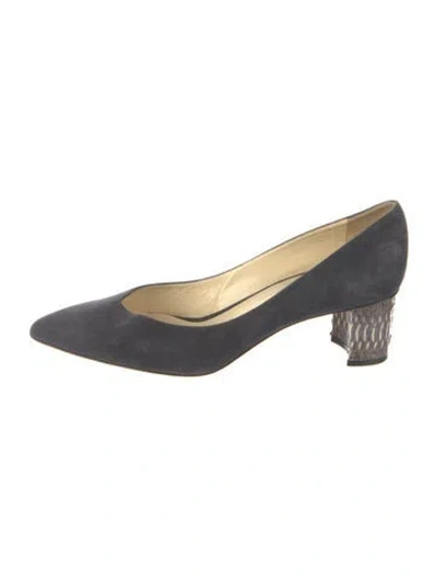 Pre-owned Sarah Flint Suede Pumps In Grey