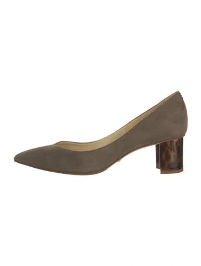 Pre-owned Sarah Flint Suede Pumps In Grey