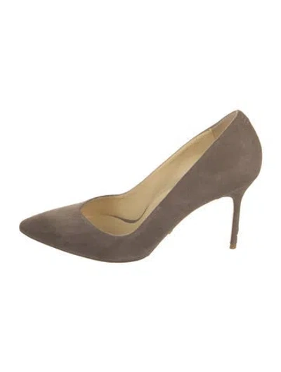 Pre-owned Sarah Flint Suede Pumps In Neutrals