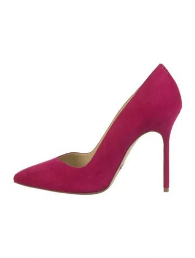 Pre-owned Sarah Flint Suede Pumps In Purple