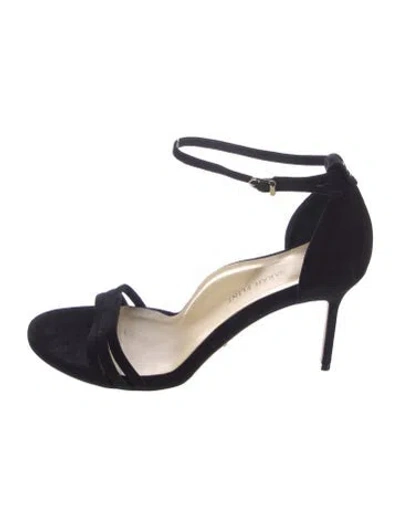 Pre-owned Sarah Flint Suede Sandals In Black