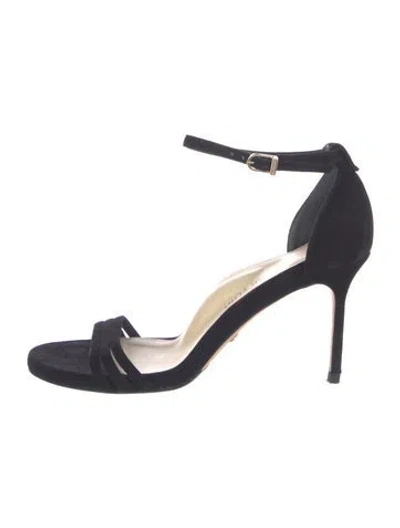 Pre-owned Sarah Flint Suede Sandals In Blue