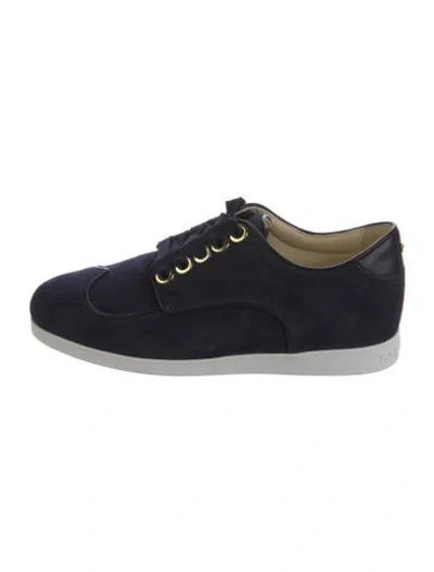 Pre-owned Sarah Flint Suede Sneakers In Multi