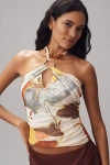 Sarah Hann Mesh Halter Top