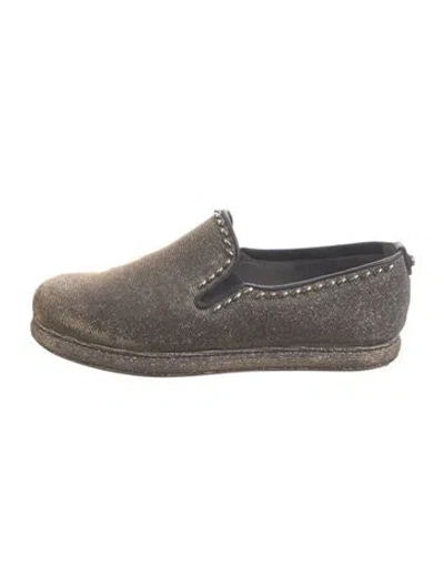 Pre-owned Sarah Jessica Parker Glitter Espadrilles In Multi