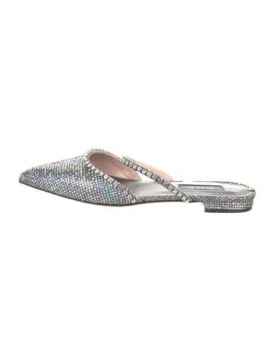 Pre-owned Sarah Jessica Parker Glitter Mules