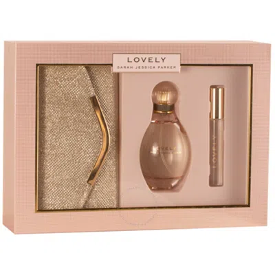 Sarah Jessica Parker Ladies Lovely 3pc Gift Set Fragrances 5060426157424 In Pink