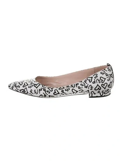 Pre-owned Sarah Jessica Parker Leather Printed Ballet Flats In Multi