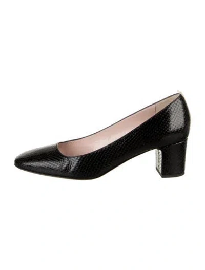 Pre-owned Sarah Jessica Parker Leather Pumps In Black