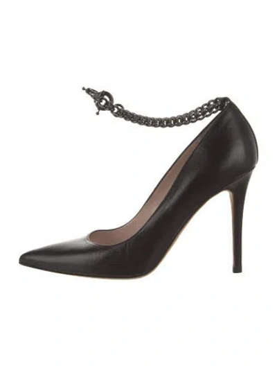 Pre-owned Sarah Jessica Parker Leather Pumps In Black