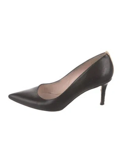 Pre-owned Sarah Jessica Parker Leather Pumps In Black