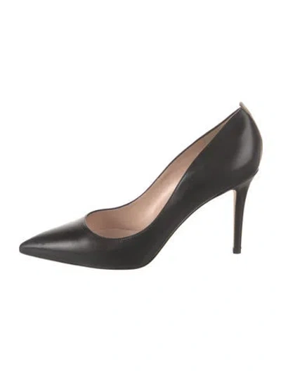 Pre-owned Sarah Jessica Parker Leather Pumps W/ Tags In Black