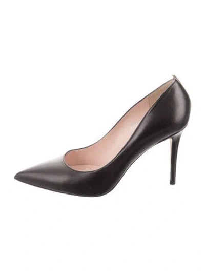 Pre-owned Sarah Jessica Parker Leather Pumps W/ Tags In Black