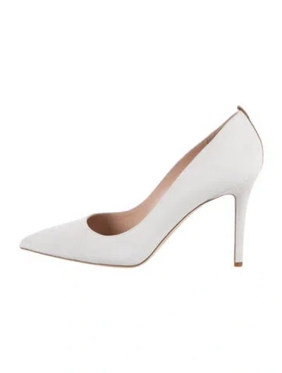 Pre-owned Sarah Jessica Parker Leather Pumps W/ Tags In White
