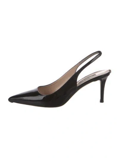 Pre-owned Sarah Jessica Parker Leather Slingback Pumps