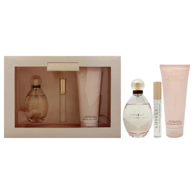 Sarah Jessica Parker Lovely By  For Women - 3 Pc Gift Set 3.4oz Edp Spray, 0.34oz Edp Rollerball, 6.7 In Multi