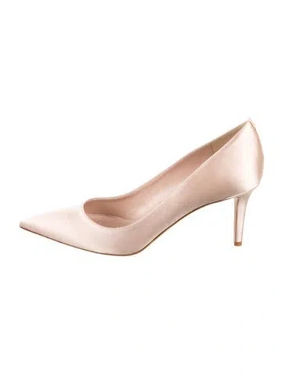 Pre-owned Sarah Jessica Parker Satin Pumps W/ Tags In White