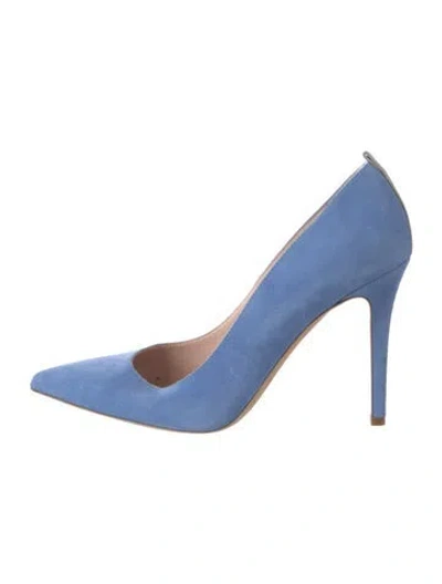 Pre-owned Sarah Jessica Parker Suede Pumps In Blue