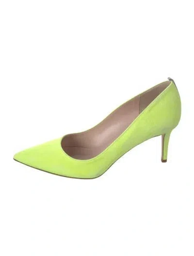 Pre-owned Sarah Jessica Parker Suede Pumps In Green