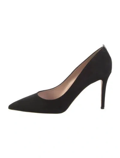 Pre-owned Sarah Jessica Parker Suede Pumps W/ Tags In Black