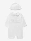 Sarah Louise Baby Boys Romper And Hat In White