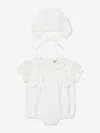 Sarah Louise Baby Girls Bubble Romper And Bonnet