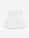 Sarah Louise Baby Girls Smocked Dress In White
