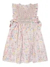 Sarah Louise Floral-print Dress In Pink