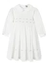 Sarah Louise Floral-print Dress In White
