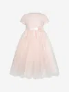 SARAH LOUISE GIRLS EMBROIDERED TULCEREMONIAL DRESS 6 MTHS PINK