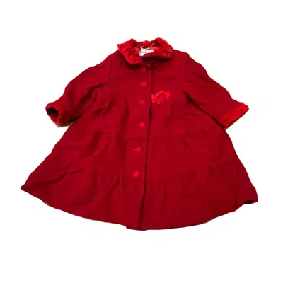 Sarah Louise Kids' Girls Red Winter Coat