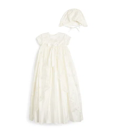 Robe Fleurie Sarah Louise Pour Bébé Fille - Taille 18 Mois, Crème - Neuf Avec étiquettes