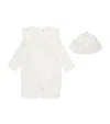 SARAH LOUISE SILK PLAYSUIT AND HAT SET (3-18 MONTHS)