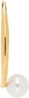 Sarah Madeleine Bru Gold Demie Petite Single Earring In Yellow Vermil