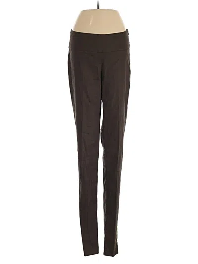 Pre-owned Sarah Pacini Active Pants In Brown