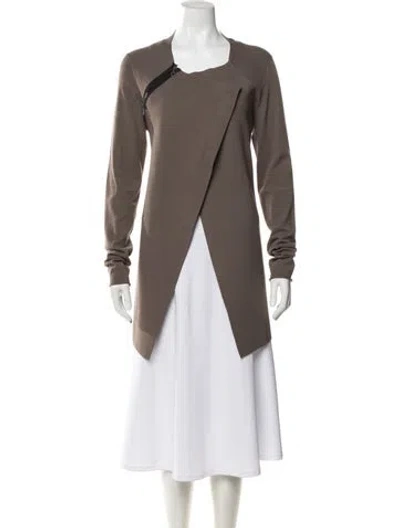 Pre-owned Sarah Pacini Evening Jacket In Gray