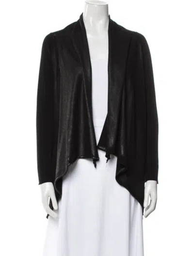 Pre-owned Sarah Pacini Jacket In Gray