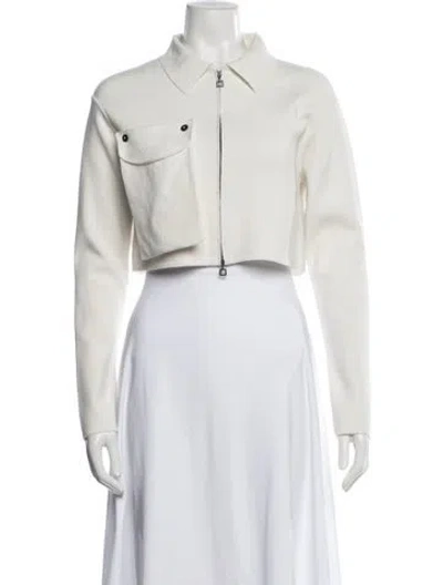 Pre-owned Sarah Pacini Jacket In Neutral
