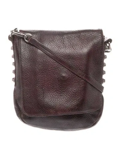 Pre-owned Sarah Pacini Leather Crossbody Bag In Brown