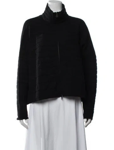 Pre-owned Sarah Pacini Merino Wool Jacket In Black