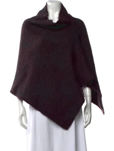 Pre-owned Sarah Pacini Wool Striped Sweater In Brown