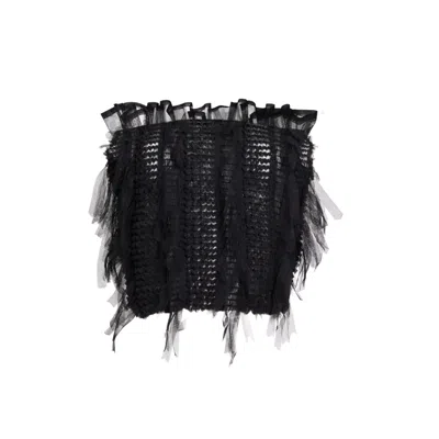 Sarah Regensburger Women's Black Goddess Tube Top