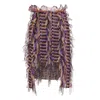 Sarah Regensburger Women's Black / Pink / Purple Manifest Skirt In Black/pink/purple