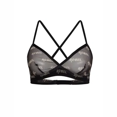 Sarah Regensburger Women's Black Rebel Bralette