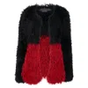Sarah Regensburger Women's Black / Red Fire In The Dark Coat In Black/red