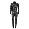 Sarah Regensburger Women's Black Wicked Lace Catsuit In Black