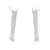 Sarah Regensburger Women's Goddess Gloves White In White