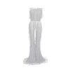 Sarah Regensburger Women's Goddess Jumpsuit White In White