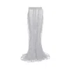 Sarah Regensburger Women's Goddess Maxi Skirt White In White