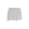 Sarah Regensburger Women's Goddess Mini Skirt White In White